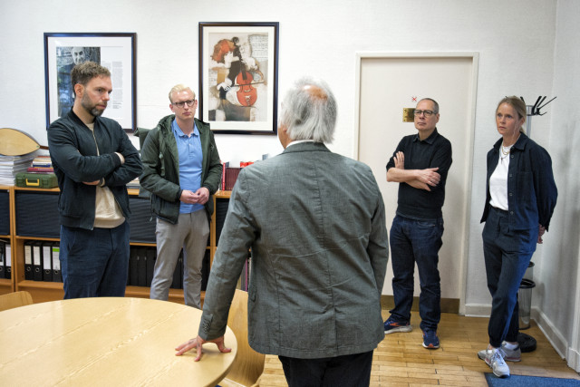 Moritz Heuberger zu Besuch im Kulturhaus Scöneberg